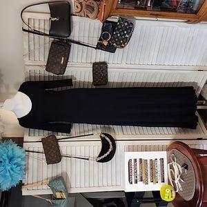 Topshop brand black dress
